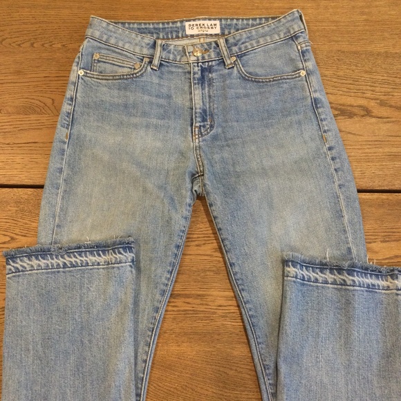 Derek Lam 10 Crossby Pants - Derek Lam 10 Crossby Gia Mid-Rise Cropped Flare Denim Jeans Sz 27